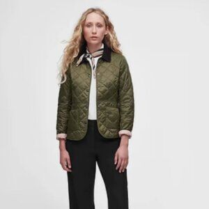 Barbour Deveron Quilted Jacket in Olive MSRP$260 British Luxury Heritage